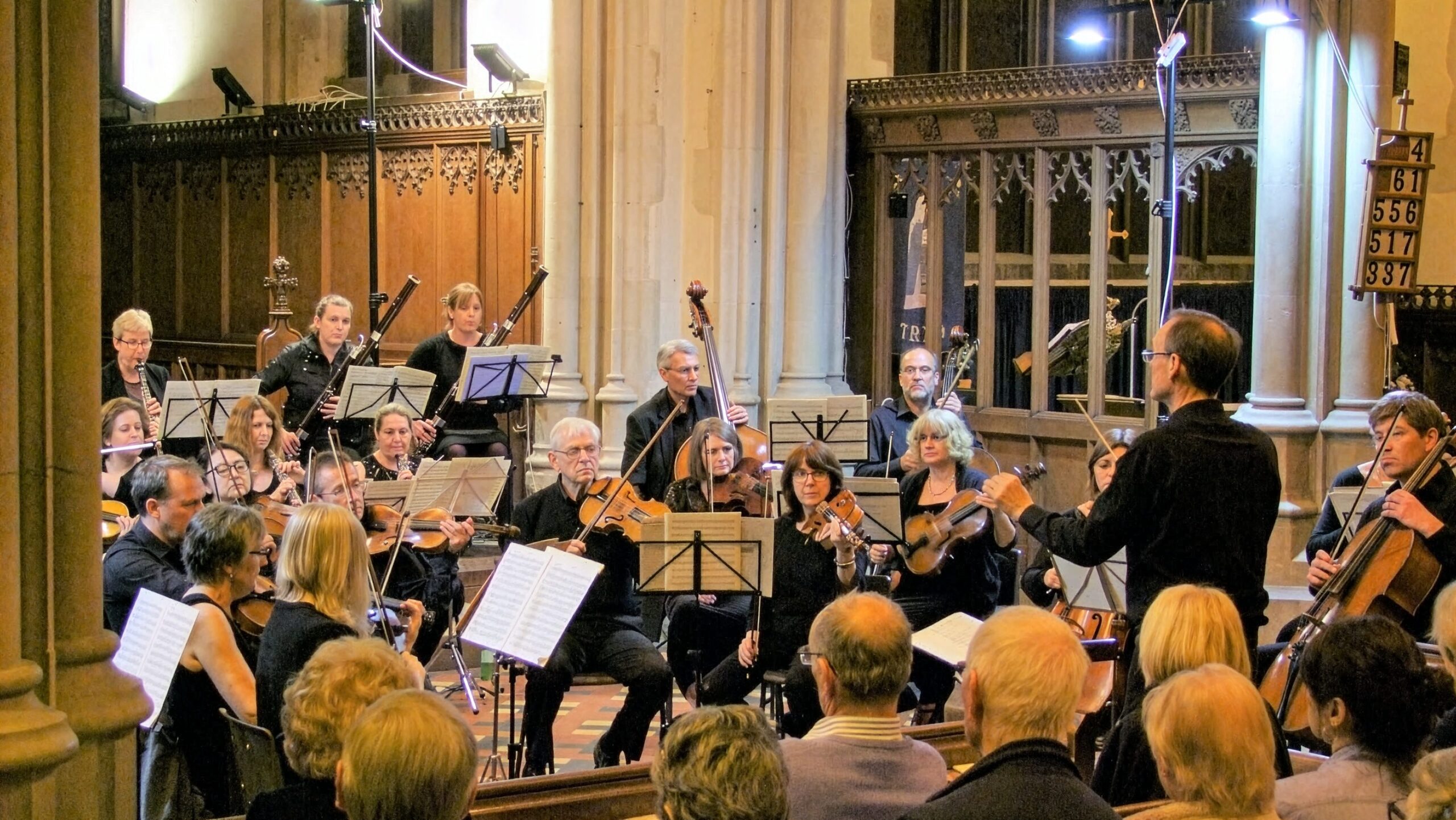 The Chiltern Sinfonietta performing an autumn concert in Tring